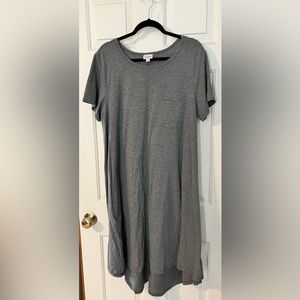 Lularoe XL Gray Carly High Low Dress